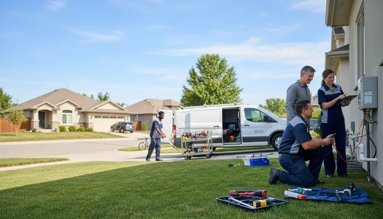 Tankless water heater service in Barstow, TX